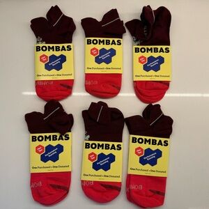 Bombas Hex Tex Running Socks; Lightweight Ankle - Large (W-11-13, M-9 1/2-13)